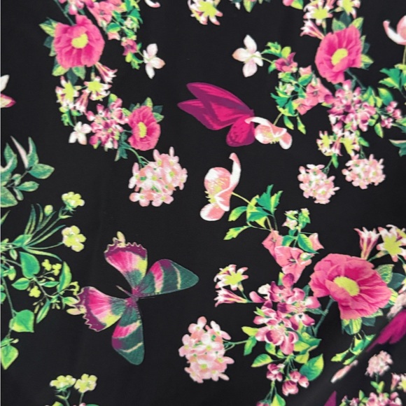 NWT Victoria's Secret Black Floral Print Sarong - Picture 5 of 7